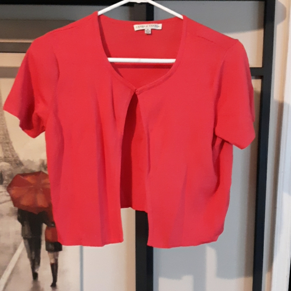 Sandra Darren cropped cardigan